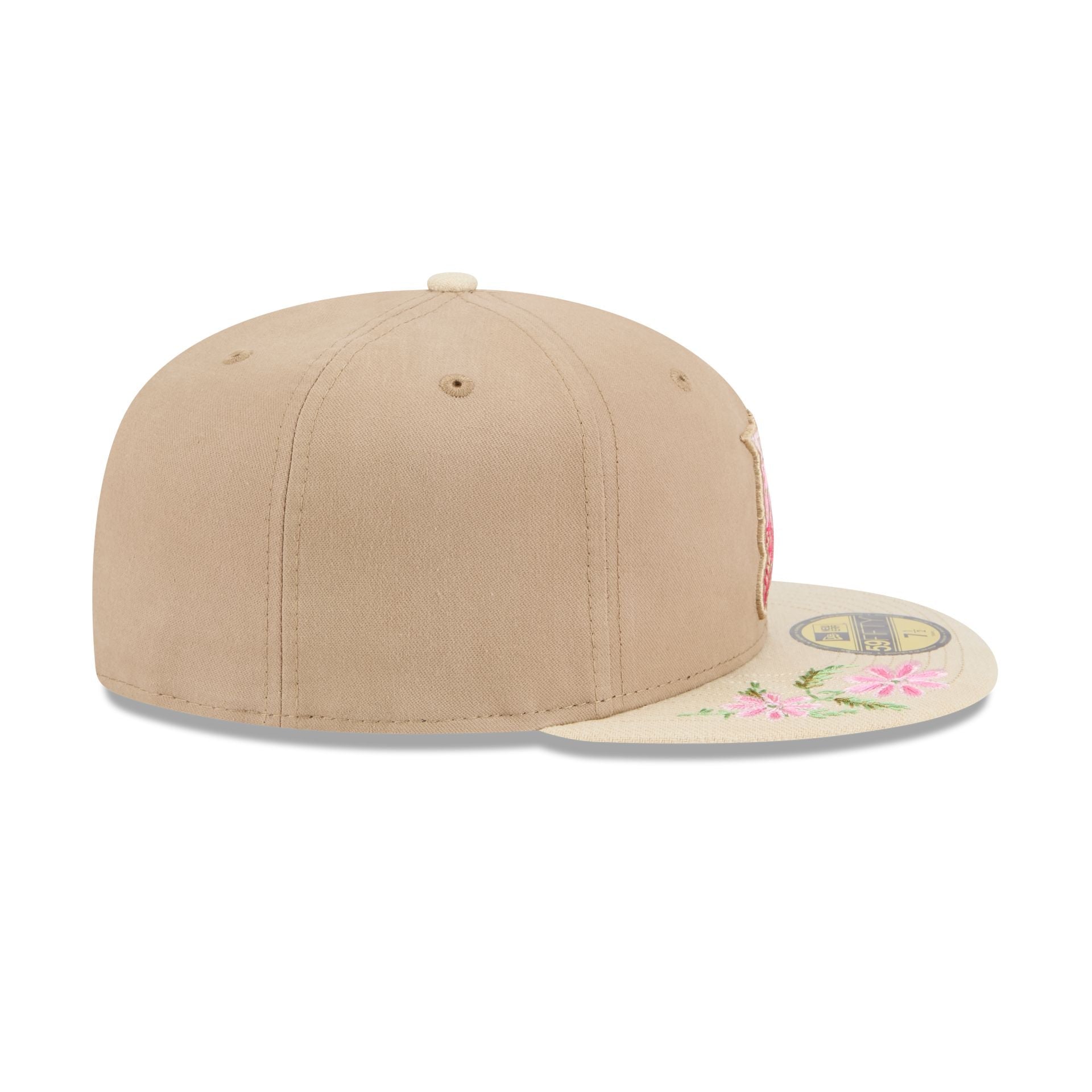 Miami Marlins Hand Stitched Floral 59FIFTY Fitted Hat