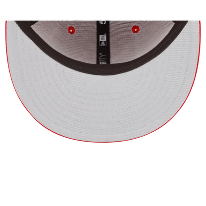 Miami Marlins Sidepatch Red 59FIFTY Fitted Hat