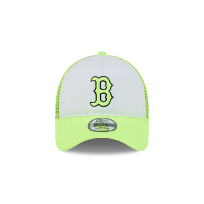 Boston Red Sox Hi Vis Doodle 9FORTY A-Frame Trucker Hat