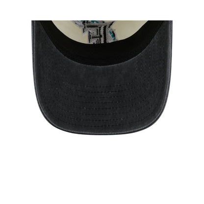 Miami Marlins Classic Sidescript 9TWENTY Adjustable Hat