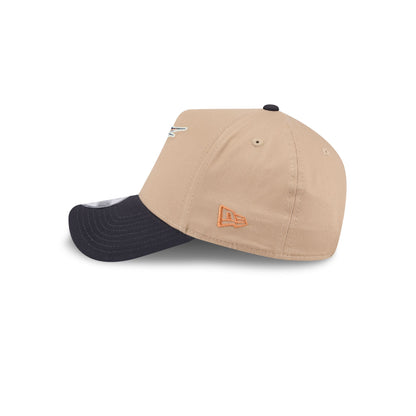 Miami Marlins Beige Khaki 9FORTY A-Frame Snapback Hat