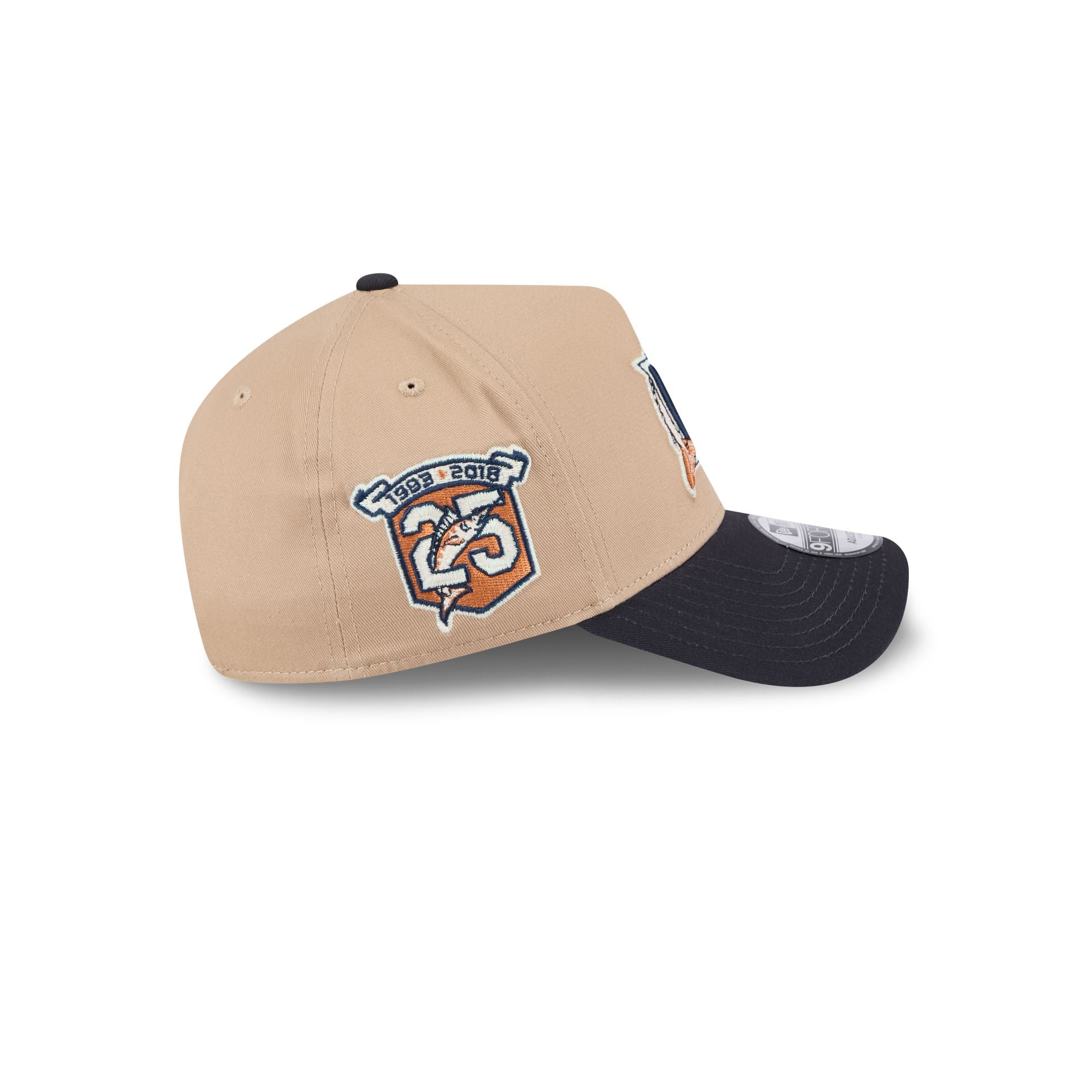 Miami Marlins Beige Khaki 9FORTY A-Frame Snapback Hat