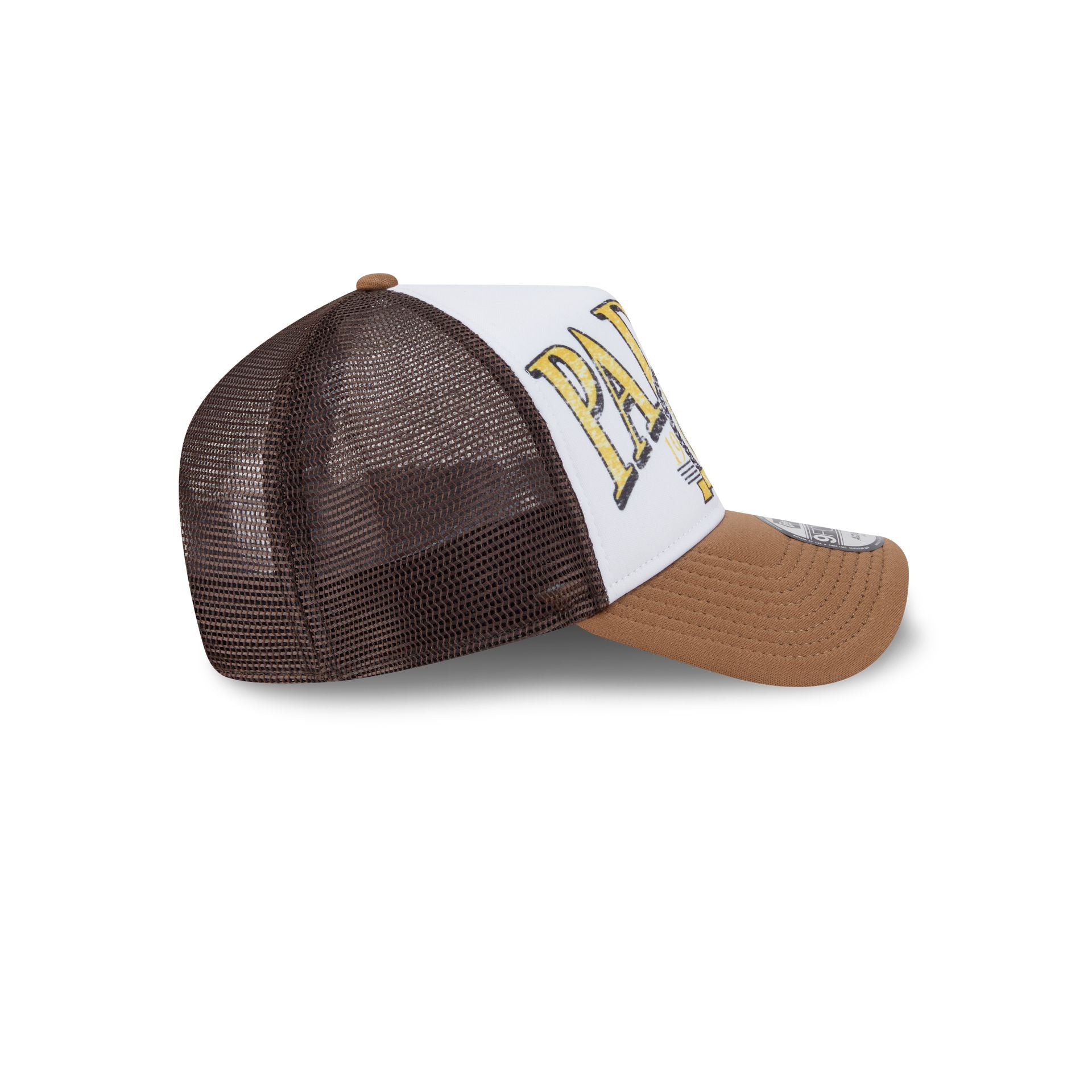 San Diego Padres Distressed 9FORTY A-Frame Trucker Hat