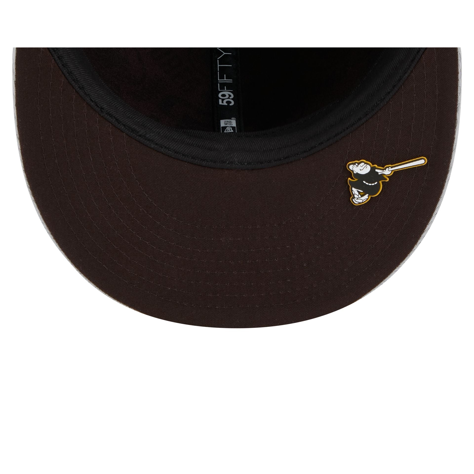 San Diego Padres 2025 Clubhouse Gray 59FIFTY Fitted Hat