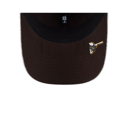 San Diego Padres 2025 Clubhouse Gray 39THIRTY Stretch Fit