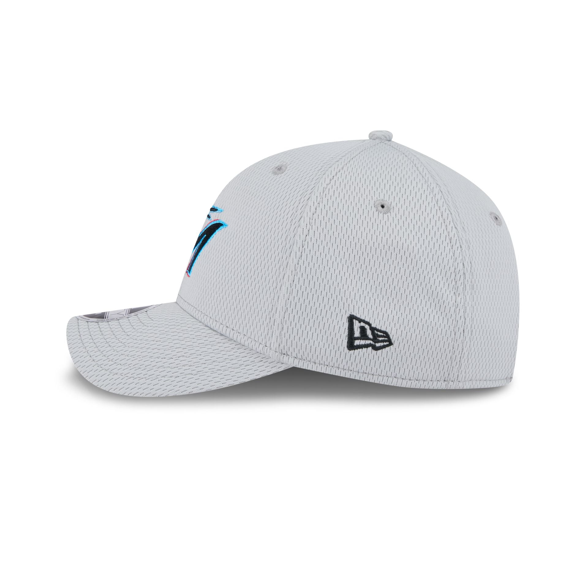 Miami Marlins 2025 Clubhouse Gray 9FORTY M-Crown Snapback Hat