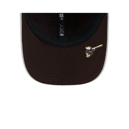 San Diego Padres 2025 Clubhouse Gray 9FORTY M-Crown Snapback Hat