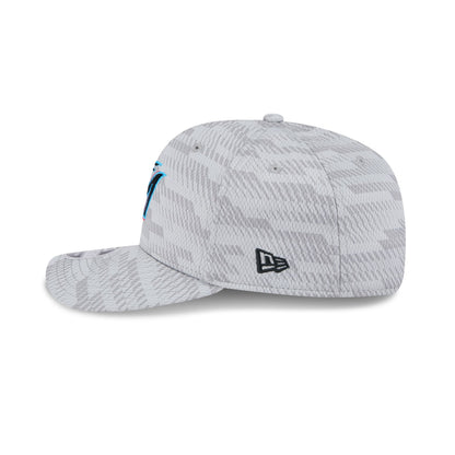Miami Marlins 2025 Clubhouse Gray 9SEVENTY Stretch-Snap Hat