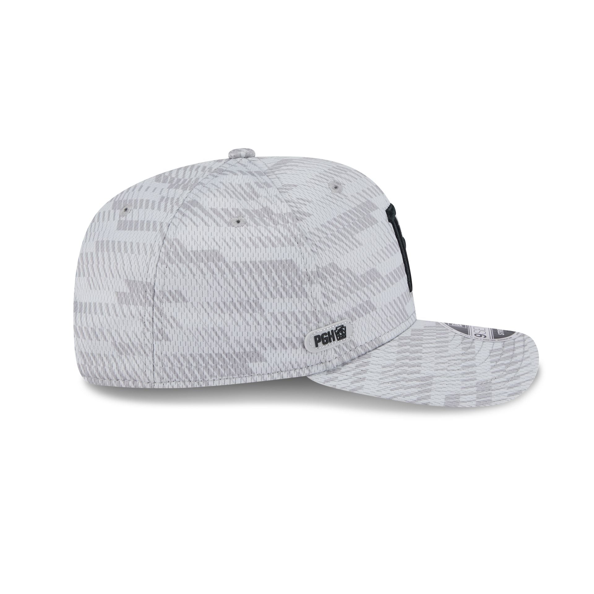 Pittsburgh Pirates 2025 Clubhouse Gray 9SEVENTY Stretch-Snap Hat
