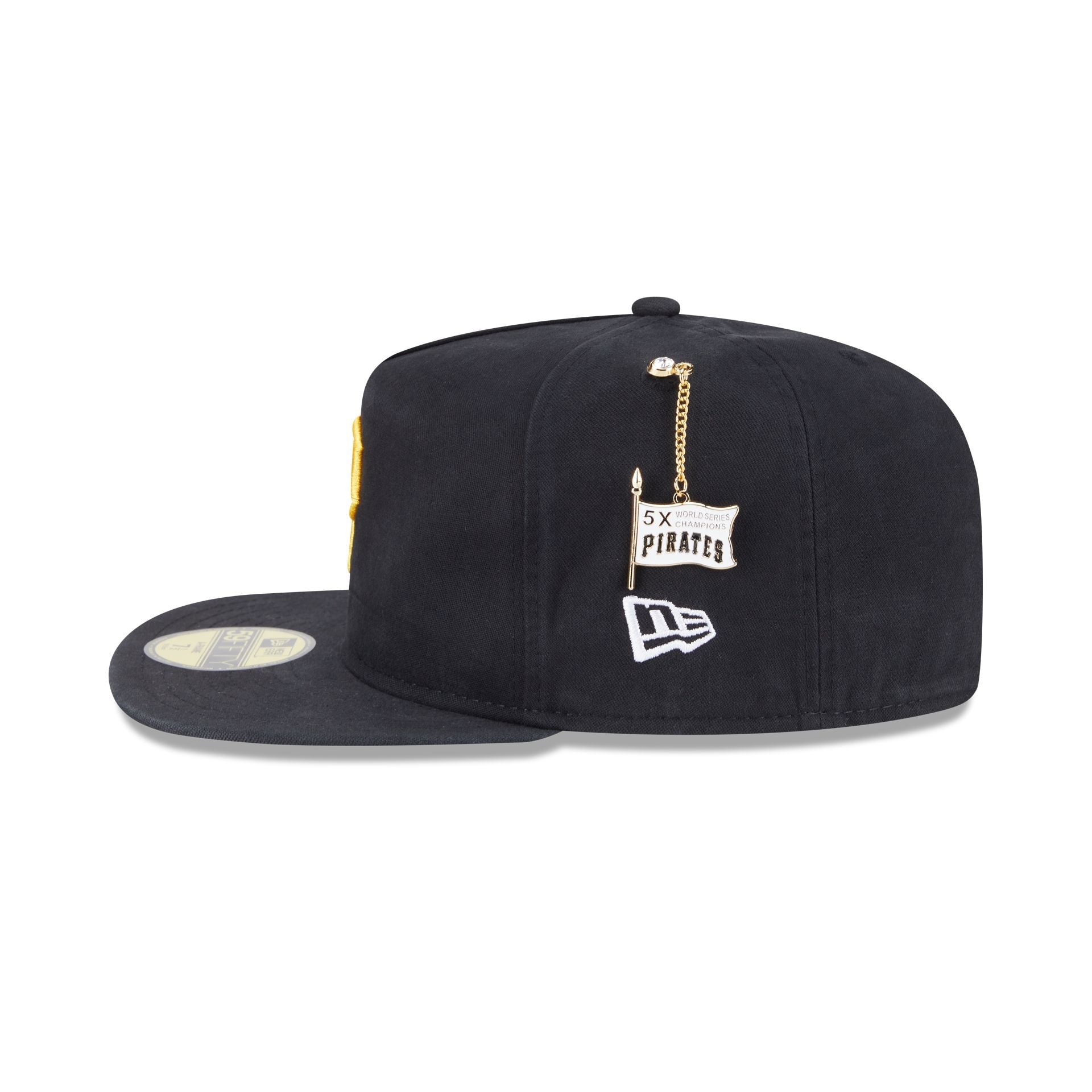 Pittsburgh Pirates Championship Side Flag 59FIFTY A-Frame Fitted Hat