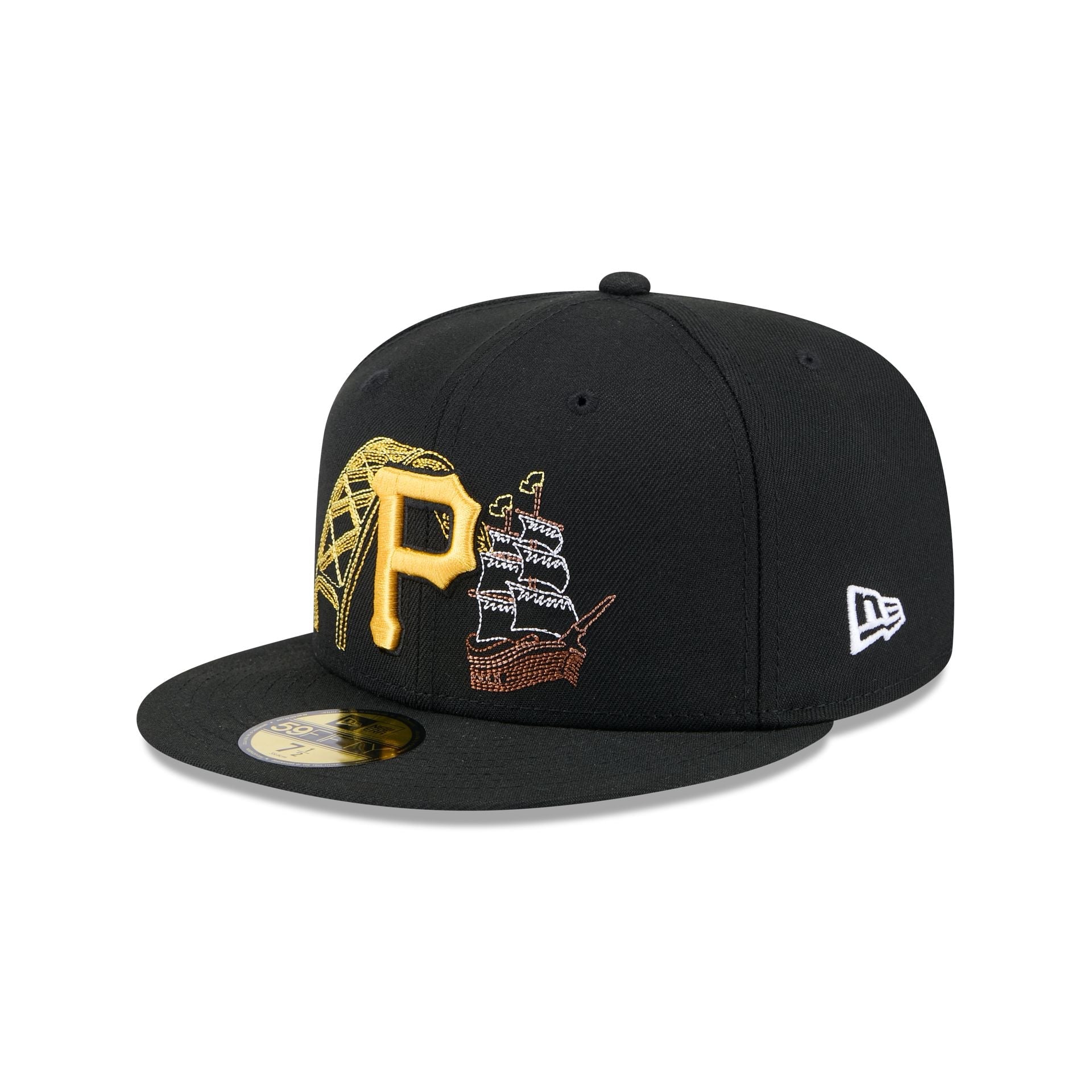 Pittsburgh Pirates State Stitch 59FIFTY Fitted Hat