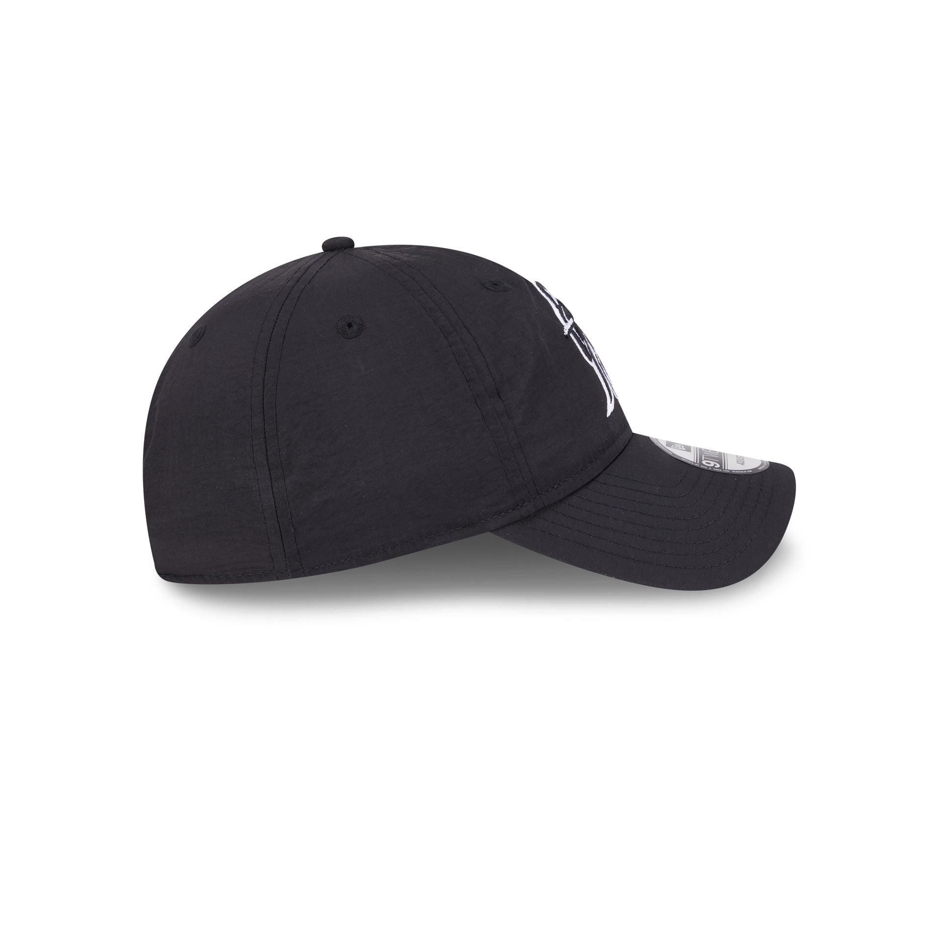 Miami Marlins Everyday Nylon Black 9TWENTY Adjustable Hat