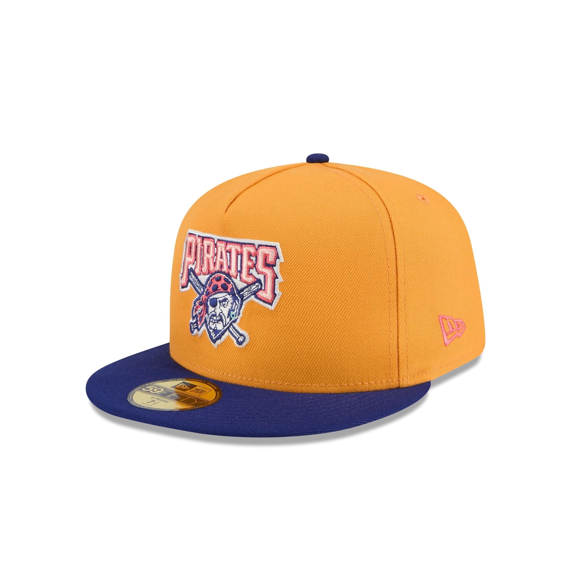 Pittsburgh Pirates Gold 59FIFTY A-Frame Fitted Hat