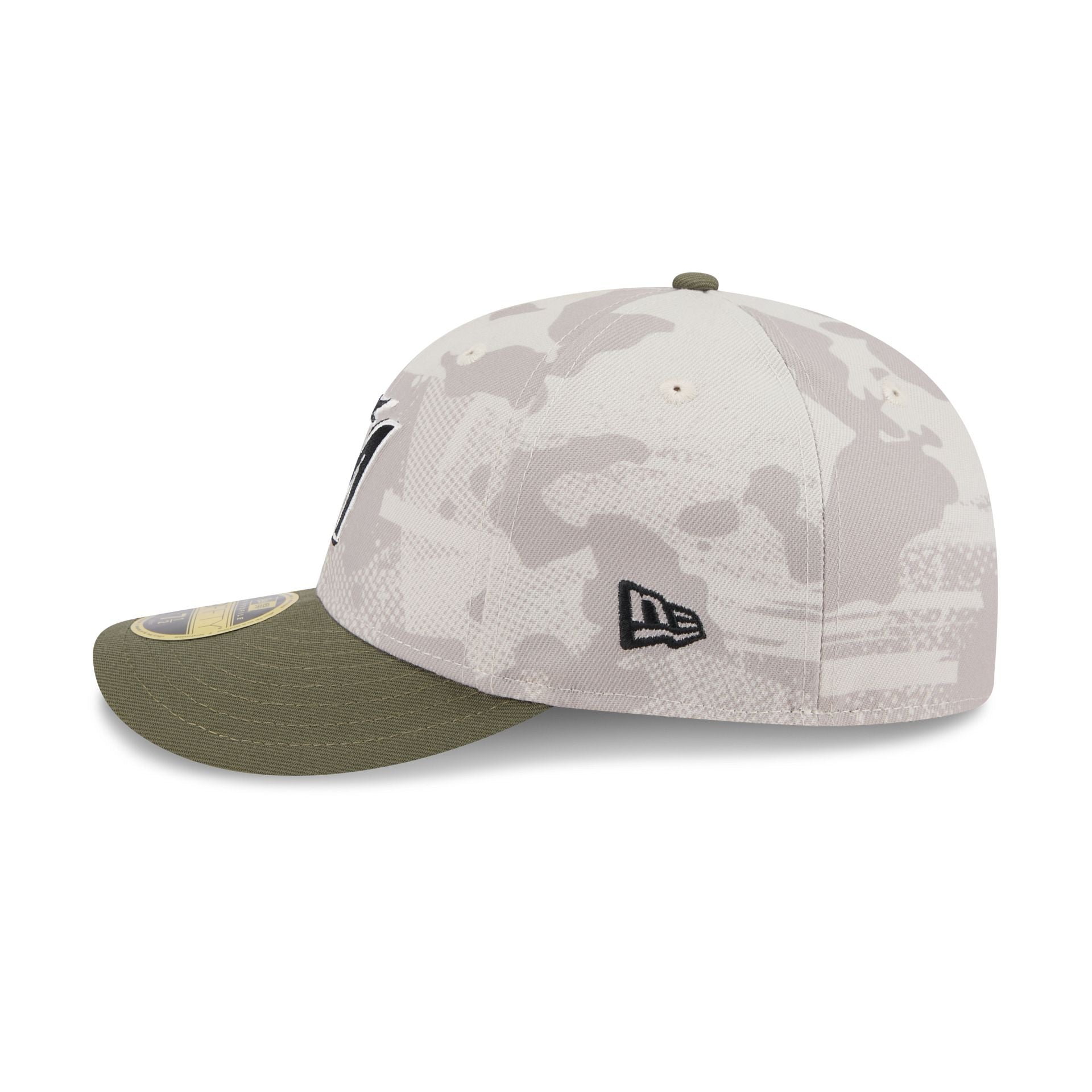 Miami Marlins Armed Forces Day 2025 Low Profile 59FIFTY Fitted Hat