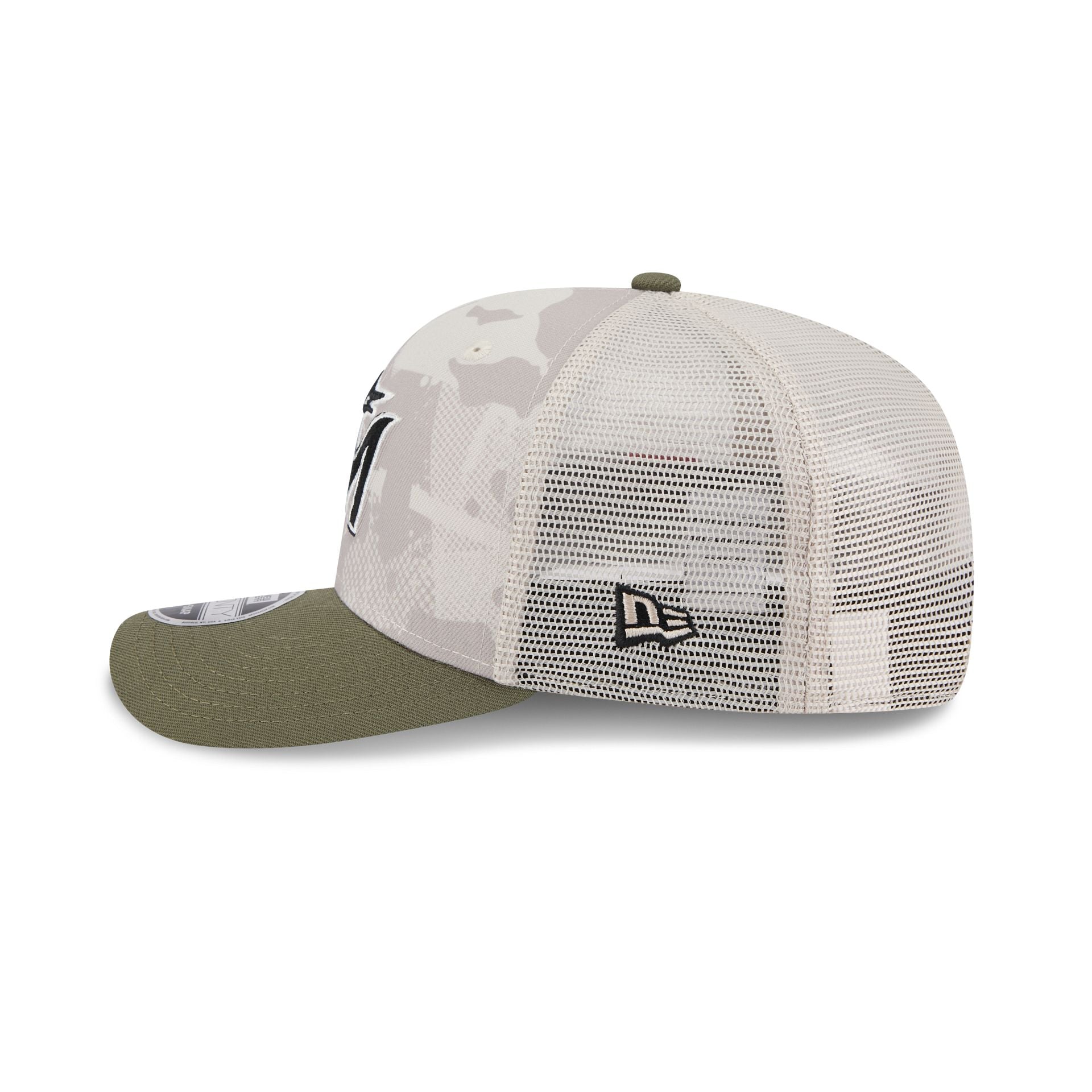 Miami Marlins Armed Forces Day 2025 9SEVENTY Trucker Hat