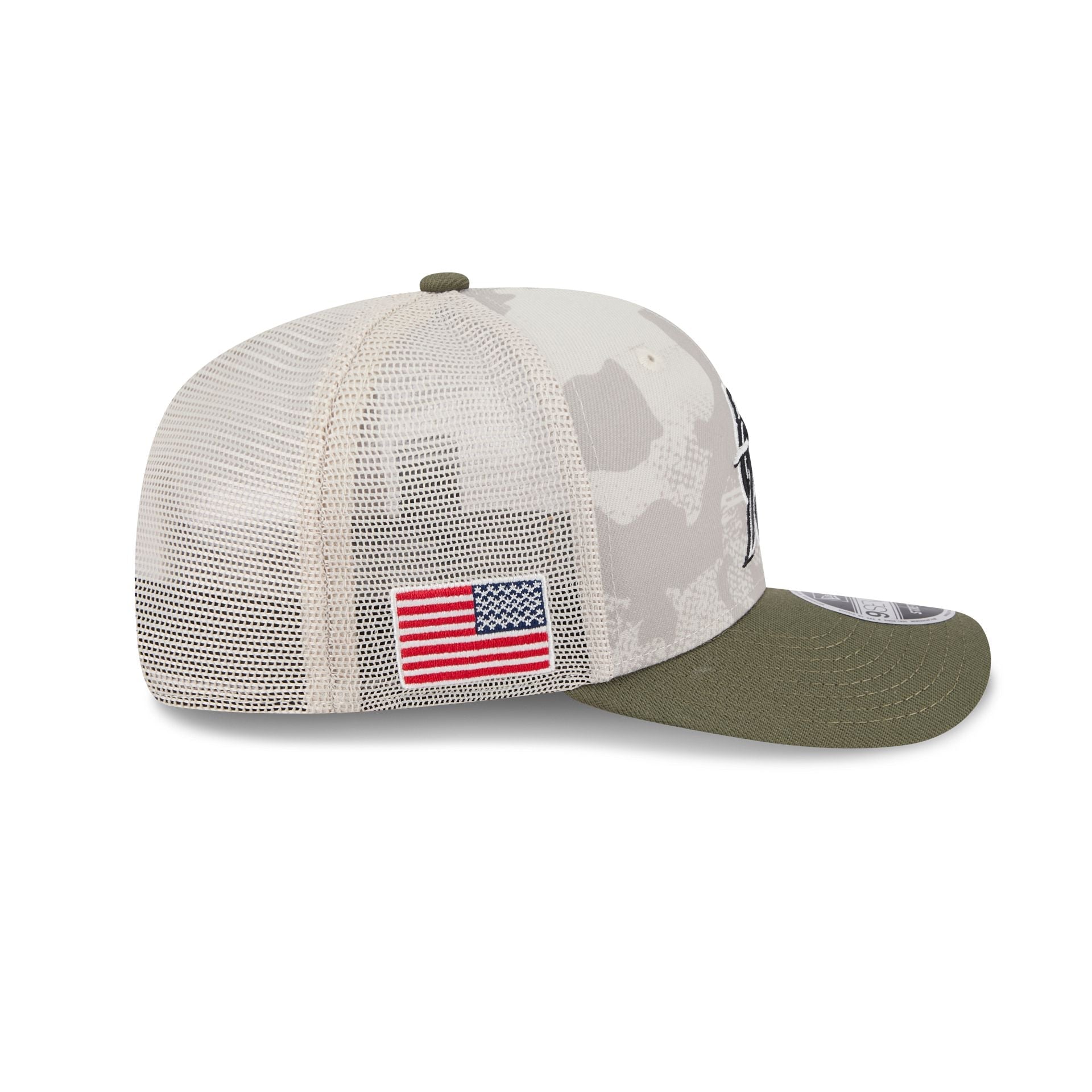 Miami Marlins Armed Forces Day 2025 9SEVENTY Trucker Hat