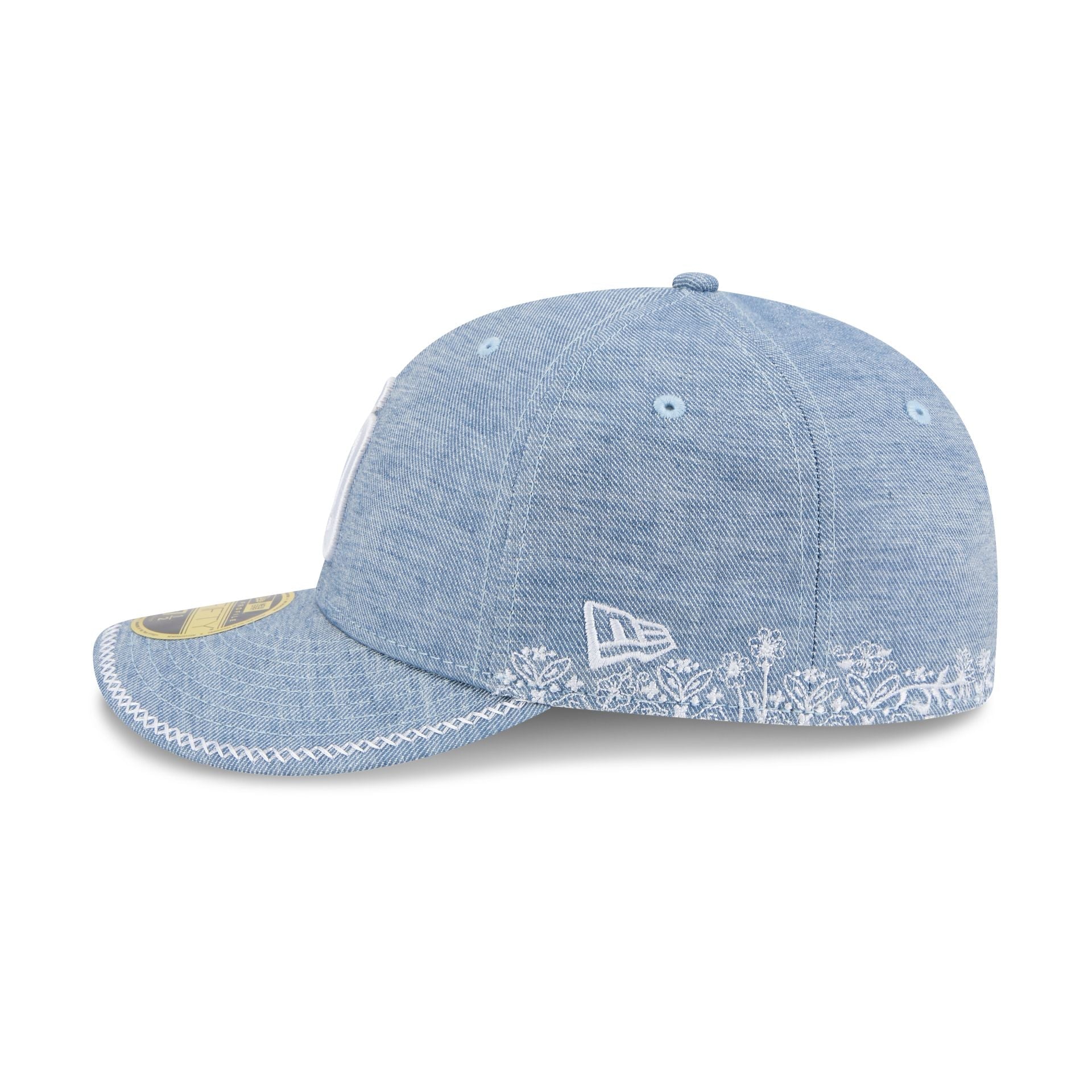 San Diego Padres Hand Stitched Chambray Low Profile 59FIFTY Fitted Hat