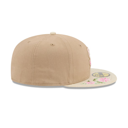 San Diego Padres Hand Stitched Floral 59FIFTY Fitted Hat
