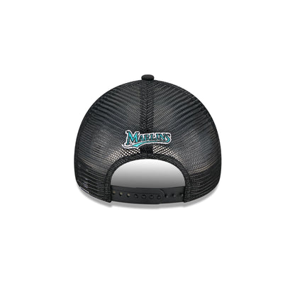 Miami Marlins State Flower 9FORTY A-Frame Trucker Hat