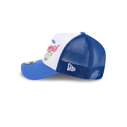 Atlanta Braves State Flower 9FORTY A-Frame Trucker Hat