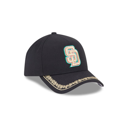 San Diego Padres Ornate Visor 9FORTY A-Frame Snapback Hat