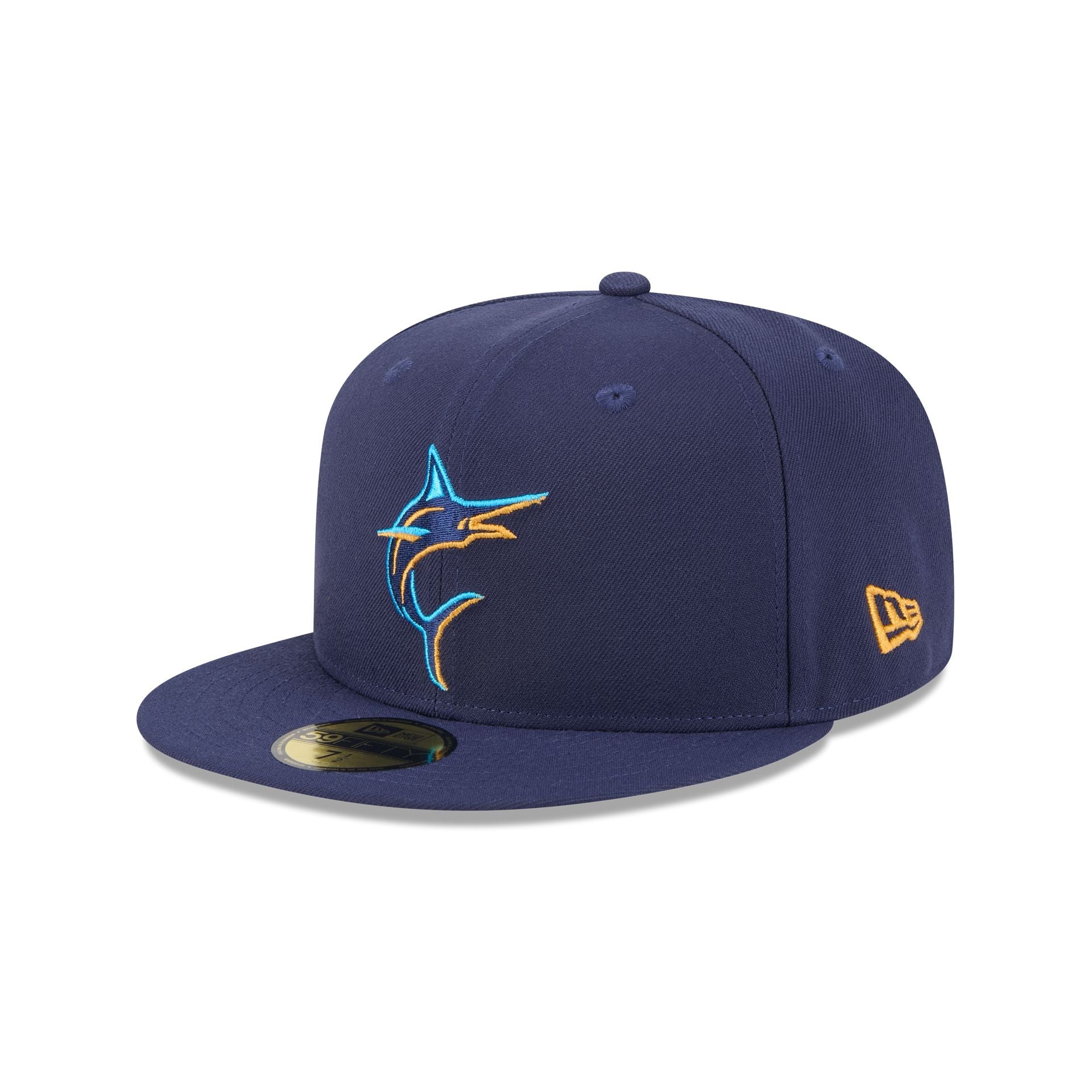 Miami Marlins Blue Tartan 59FIFTY Fitted Hat