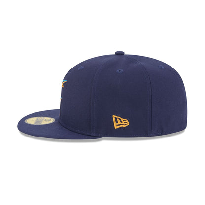 Miami Marlins Blue Tartan 59FIFTY Fitted Hat